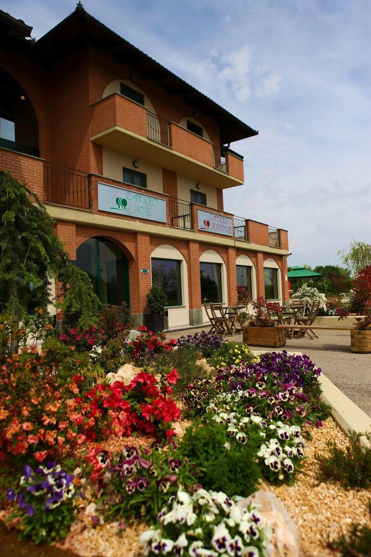 Green Class Hotel Candiolo Bagian luar foto